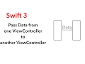 How to pass data from one ViewController to another Swift 3 Xcode 8 2 1