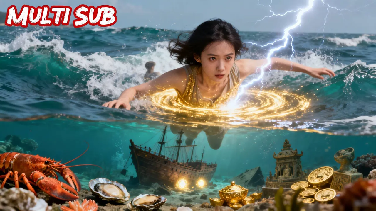 一口氣看完失業女墜海覺醒透視眼,深海在她面前沒有秘密!極品海鮮隨便撈、千年沉船直接發現——前男友跪了,全村富了,國家科考