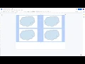 Google Workspace Google Docs How to split a page into 4 quadrants print 4 flyers or images on 1