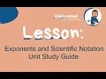 Exponents and Scientific Notation Unit Study Guide