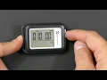 SC 3D Pedometer - Setting the Daily Step Target