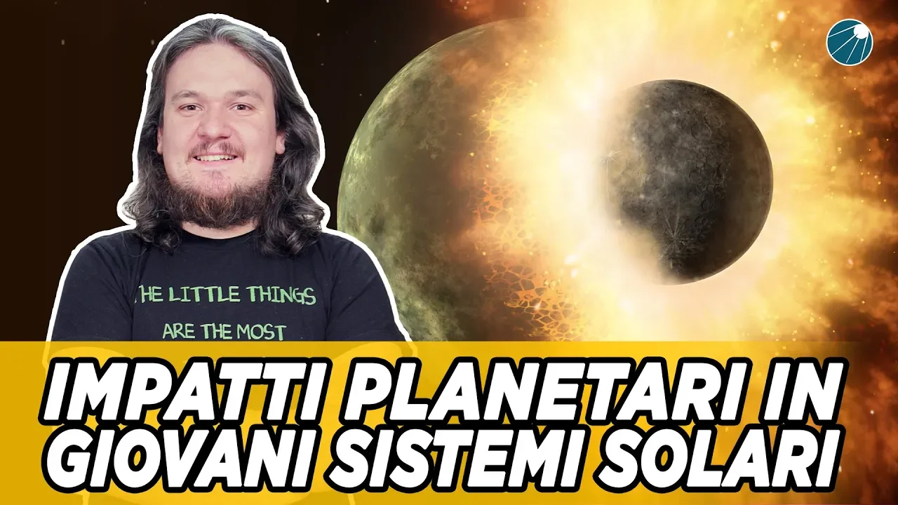 Scontri fra pianeti in giovani "sistemi solari"