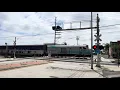 Download Lagu Amtrak CDTX 2113 Pacific Surfliner 770 With NPCU Trailing, Noell St. Railroad Crossing, San Diego CA