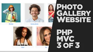 PHP Photo gallery website using C Framework from scratch 3 of 3 Quick programming tutorial