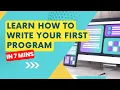 Episode 1 Python for Absolute beginners Variables Creating our 1st Program