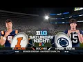 Big Ten Saturday Night on NBC intro 19 Illinois 9 Penn State 2024