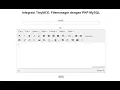 integrasi TinyMCE Responsive Filemanager dengan PHP MySQL