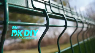 Building a Metal Entrance Gate with 3D Panel Fence | Full DIY Project