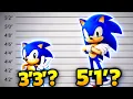 How TALL Is Sonic Confirmed Canon