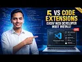 Top 5 VS Code Extensions Every Web Developer Must Install in 2026 VS Code Tips for Beginners