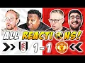 Download Lagu MAN UNITED + RIVAL \u0026 HATERS FAN REACTIONS TO FULHAM 1-1 MAN UNITED | PREMIER LEAGUE FANS REACTION