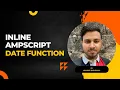 Inline Ampscript - Date Function