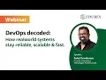 How Real-World Systems Stay Reliable Scalable DevOps Masterclass by Rahul Devakumar