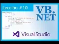 Tutorial Visual Basic NET 2012 Leccion Tratamiento de errores