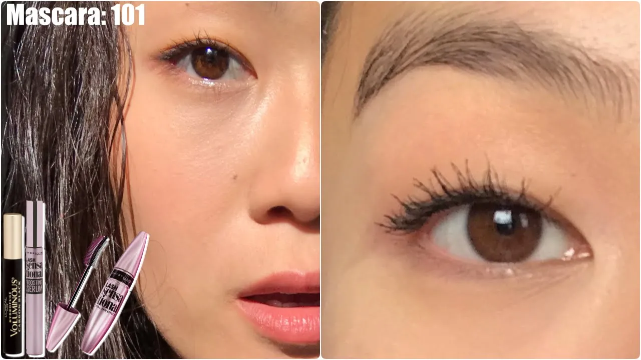 BEST MASCARA? L'Oreal Paris Lash Paradise Mascara VS Maybelline Lash Sensational Mascara DEMO(India)