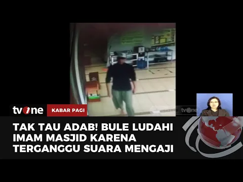 Keterlaluan, Bule Ludahi Imam Masjid di Bandung