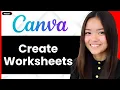 How To Create Worksheets On Canva Make Custom Worksheets For Kids 2026 Step By Step