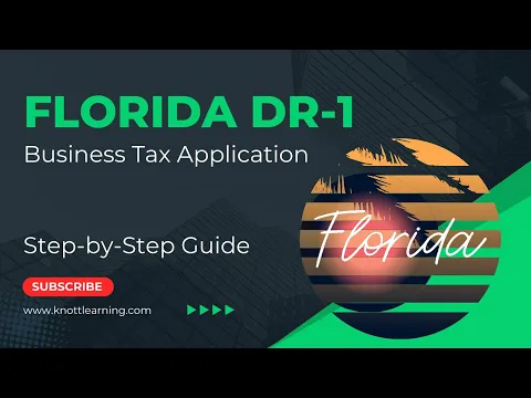Download MP3 Florida Form DR-1 Business Tax Application - Step-by-Step Instruction