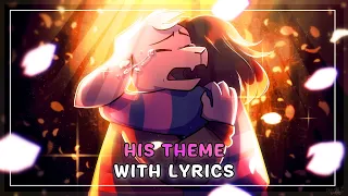 His Theme With Lyrics Undertale 10th Anniversary 