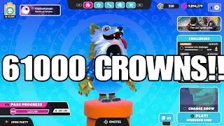 I REACHED 61000 CROWNS IN FALL GUYS