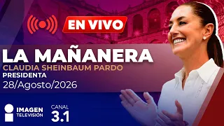 Claudia Sheinbaum | Conferencia de Prensa | En Vivo | 28 de agosto de 2026
