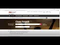 Class Search tool
