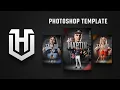 Create PRO Senior Night Sports Posters in Photoshop - PRIME DARK MODE