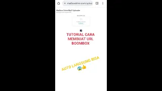 tutorial cara membuat url boombox auto langsung bisa aprp 