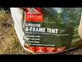 Walmart Ozark Trail 3-Person A-Frame Tent Review