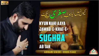 Download New Noha Askari Zaidi 2020 | Kyun Nahi Aaya Jawab e Khat e Sughra s.a. MP3