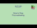 Study Tip - How To Stop Procrastinating
