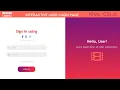 Interactive User Login Page using CSS and JavaScript