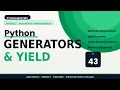 Generators in Python Explained yield Keyword Memory Optimization