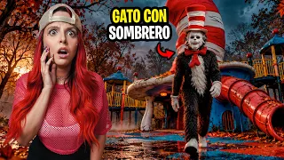 Fui al PARQUE del GATO con SOMBRERO y me ATACÓ!😰🎢 NUNCA CONFÍES EN EL❌