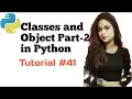 Class and Object Part-2 in Python Python in Hindi Tutorial
