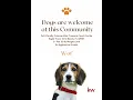 Dogs are Welcome at this Community