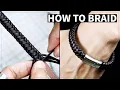 Download Lagu How to braid 8 strand bracelet using leather cords