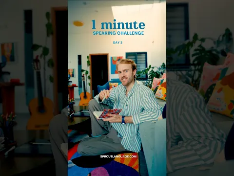 1 minute speaking challenge (day 3)