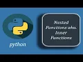 Python Nested Functions Python Inner Functions