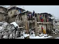 Lagu Best Life in The Nepali Mountain Village During the Snow | How People Live in Nepal With Snow Time |