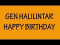 Download Lagu LAGU GEN HALILINTAR LIRIK HAPPY BIRTHDAY