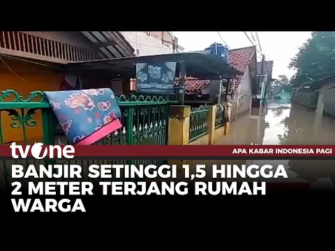 Permukiman Warga di Margahayu Bekasi Masih Terendam Banjir