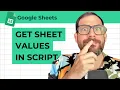 Get Values from Sheet for Custom Function in Apps Script