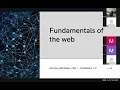 WEB FUNDAMENTALS PART 1 Online Workshop