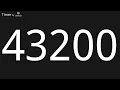 43200 Second Countup Timer