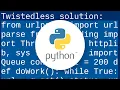 What is the fastest way to send 100 000 HTTP requests in Python
