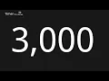 3000 Second Countdown Timer