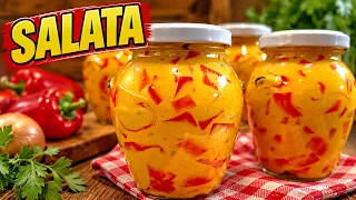PAPRIKE U SENFU 🔥 salata za tren a koriste već sutradan