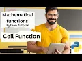 How to use ceil function of python language