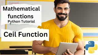 How to use ceil function of python language